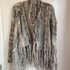 Free people fringe sweater